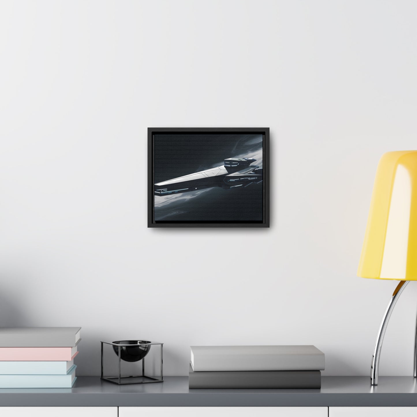 Starship of the Void - Gallery Canvas Wraps, Horizontal Frame