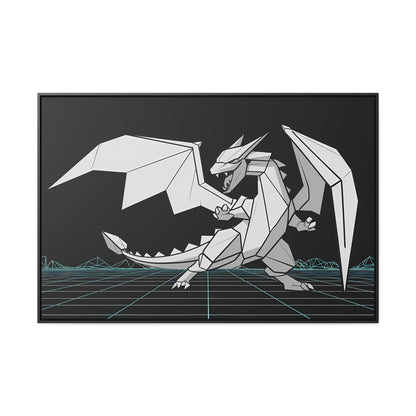 Cyber Dragon Unleashed - Gallery Canvas Wraps, Horizontal Frame