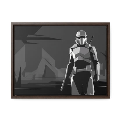 The Lone Protector - Gallery Canvas Wraps, Horizontal Frame