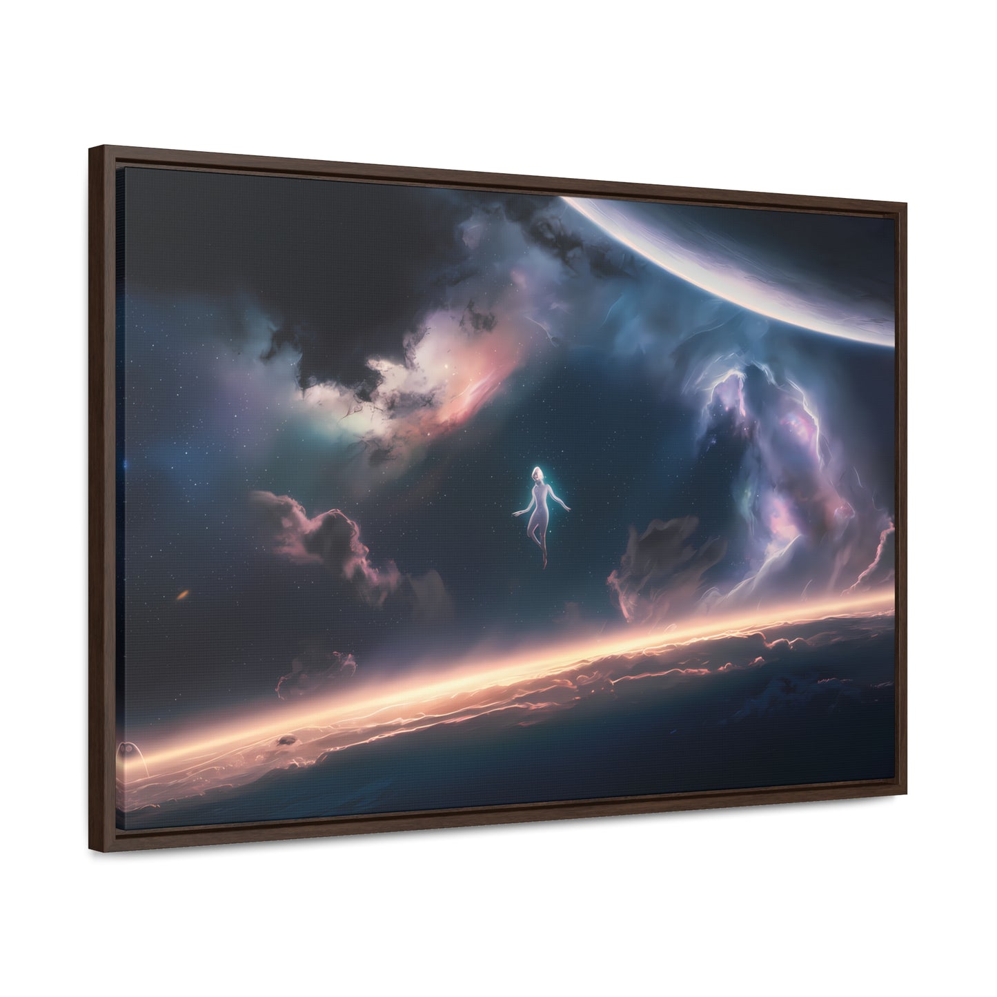 Ascension Beyond the Horizon - Gallery Canvas Wraps, Horizontal Frame