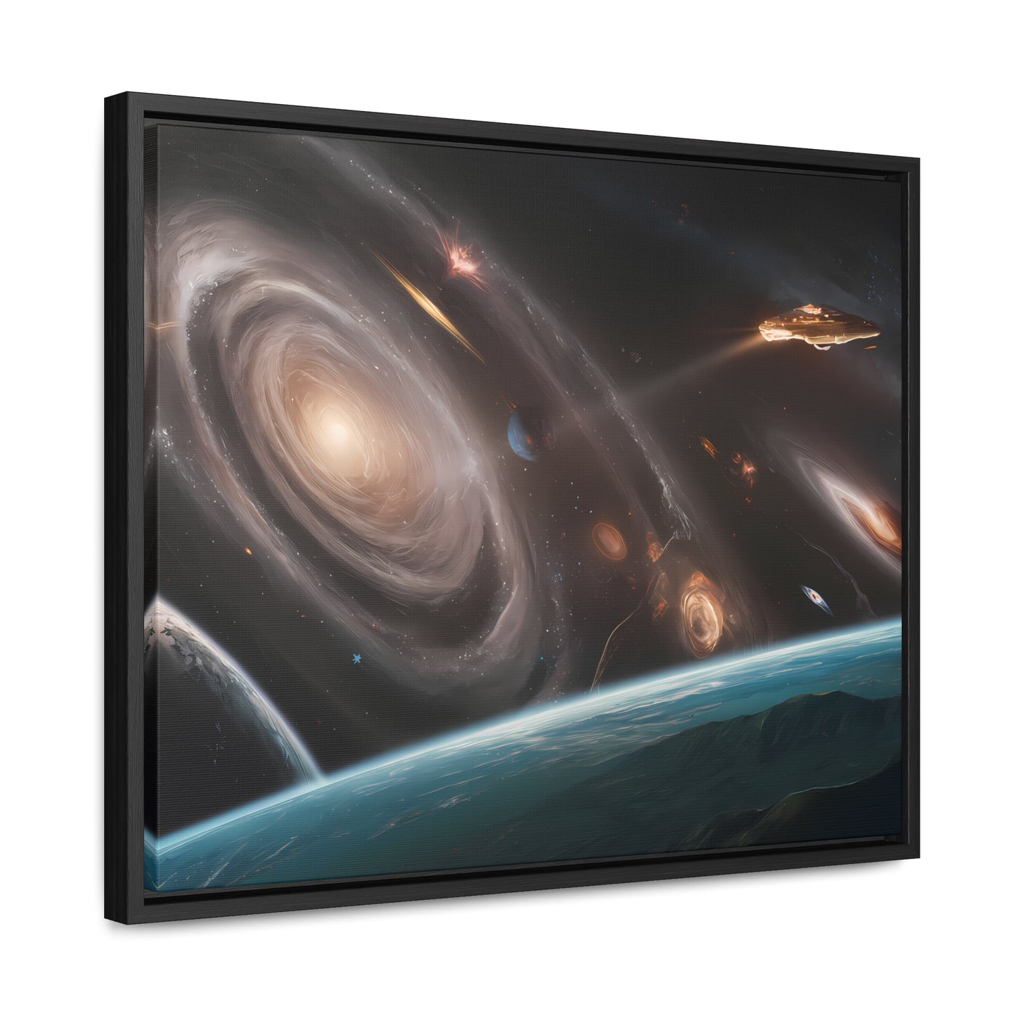 Galactic Odyssey - Gallery Canvas Wraps, Horizontal Frame