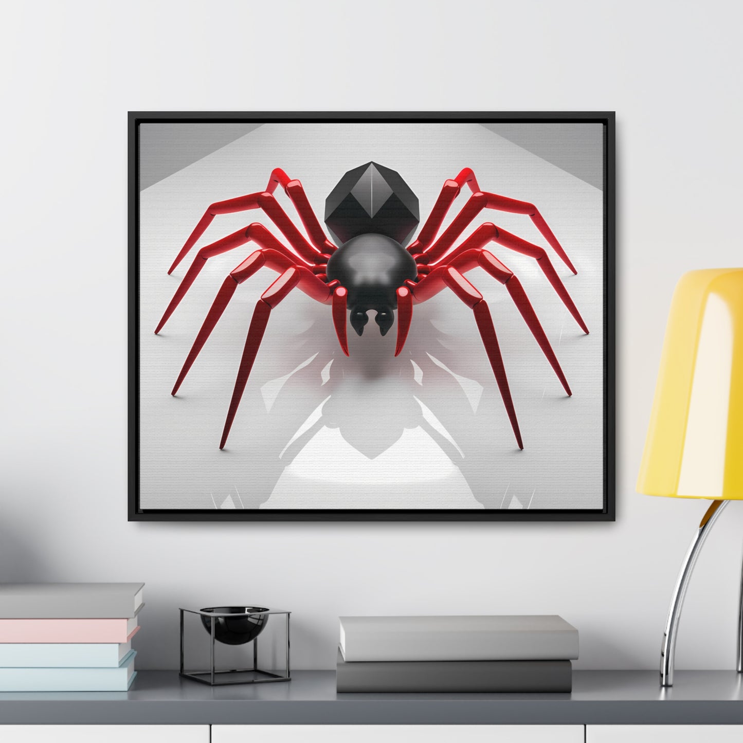 Crimson Arachnid - Gallery Canvas Wraps, Horizontal Frame