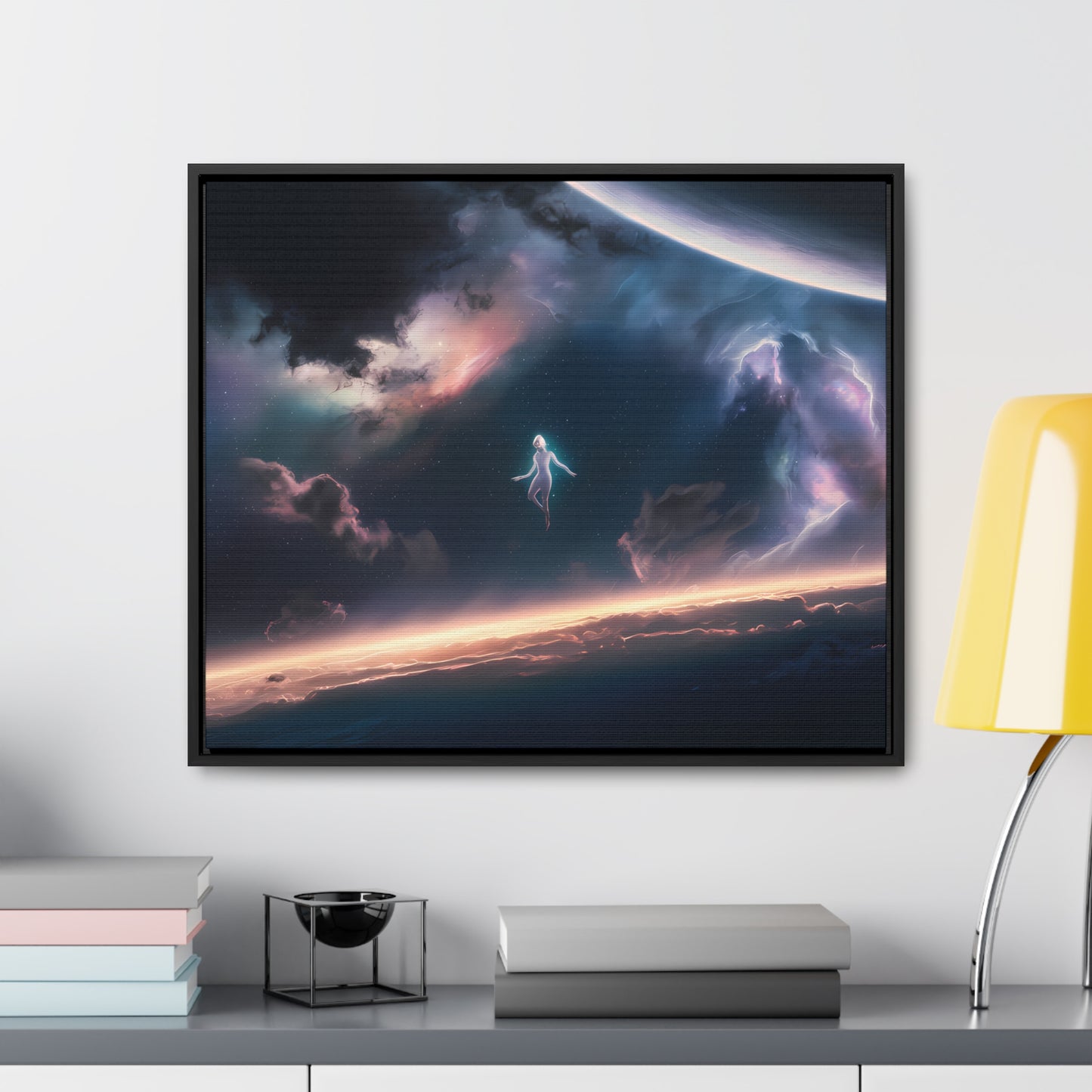 Ascension Beyond the Horizon - Gallery Canvas Wraps, Horizontal Frame