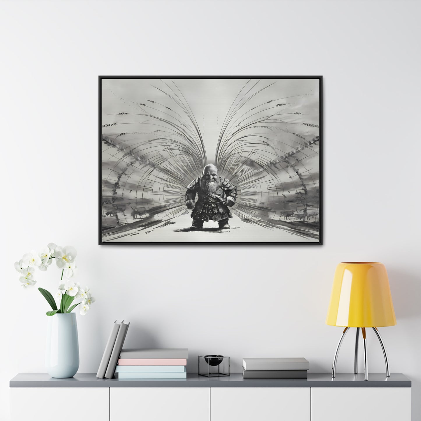 Guardian of the Elemental Winds - Gallery Canvas Wraps, Horizontal Frame