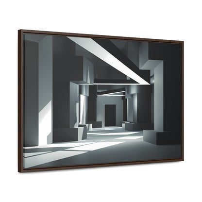 Echoes of Geometry - Gallery Canvas Wraps, Horizontal Frame