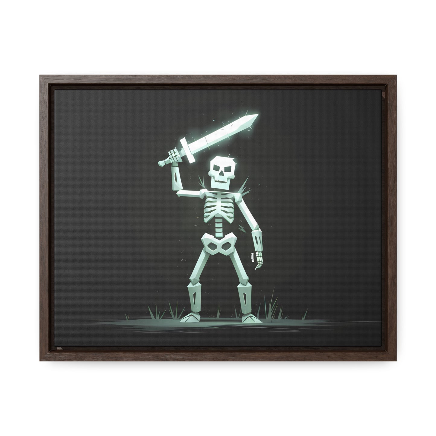 Rise of the Skeleton Warrior - Gallery Canvas Wraps, Horizontal Frame