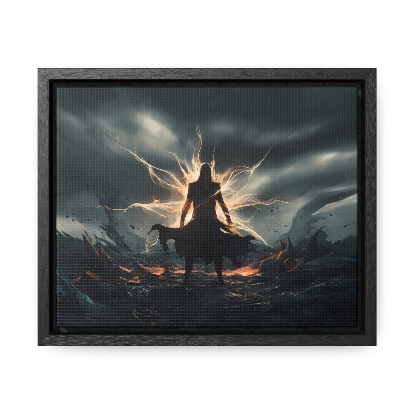 Eclipse of the Dark Conqueror - Gallery Canvas Wraps, Horizontal Frame