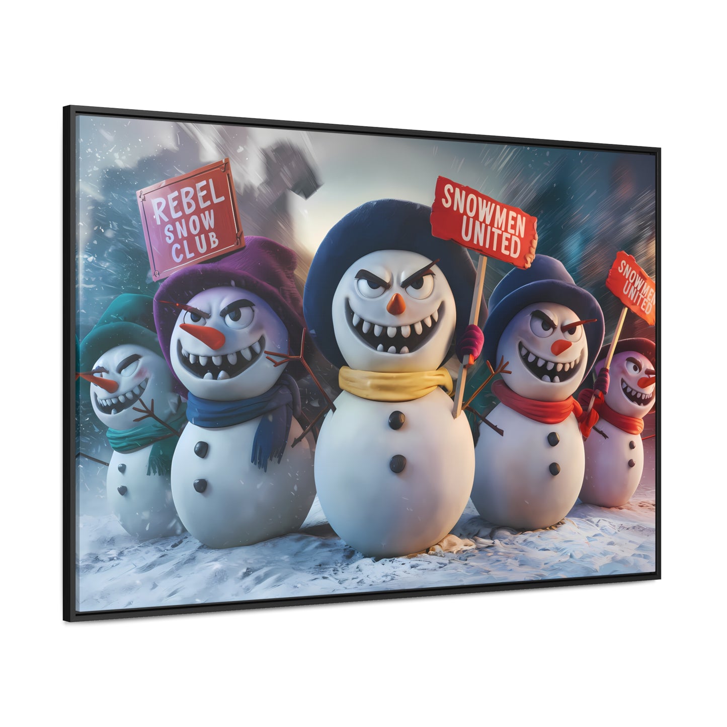 Frosty Revolt - Gallery Canvas Wraps, Horizontal Frame