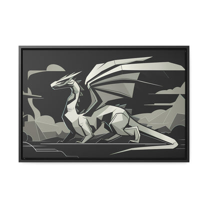 Shadow of the Silver Dragon - Gallery Canvas Wraps, Horizontal Frame