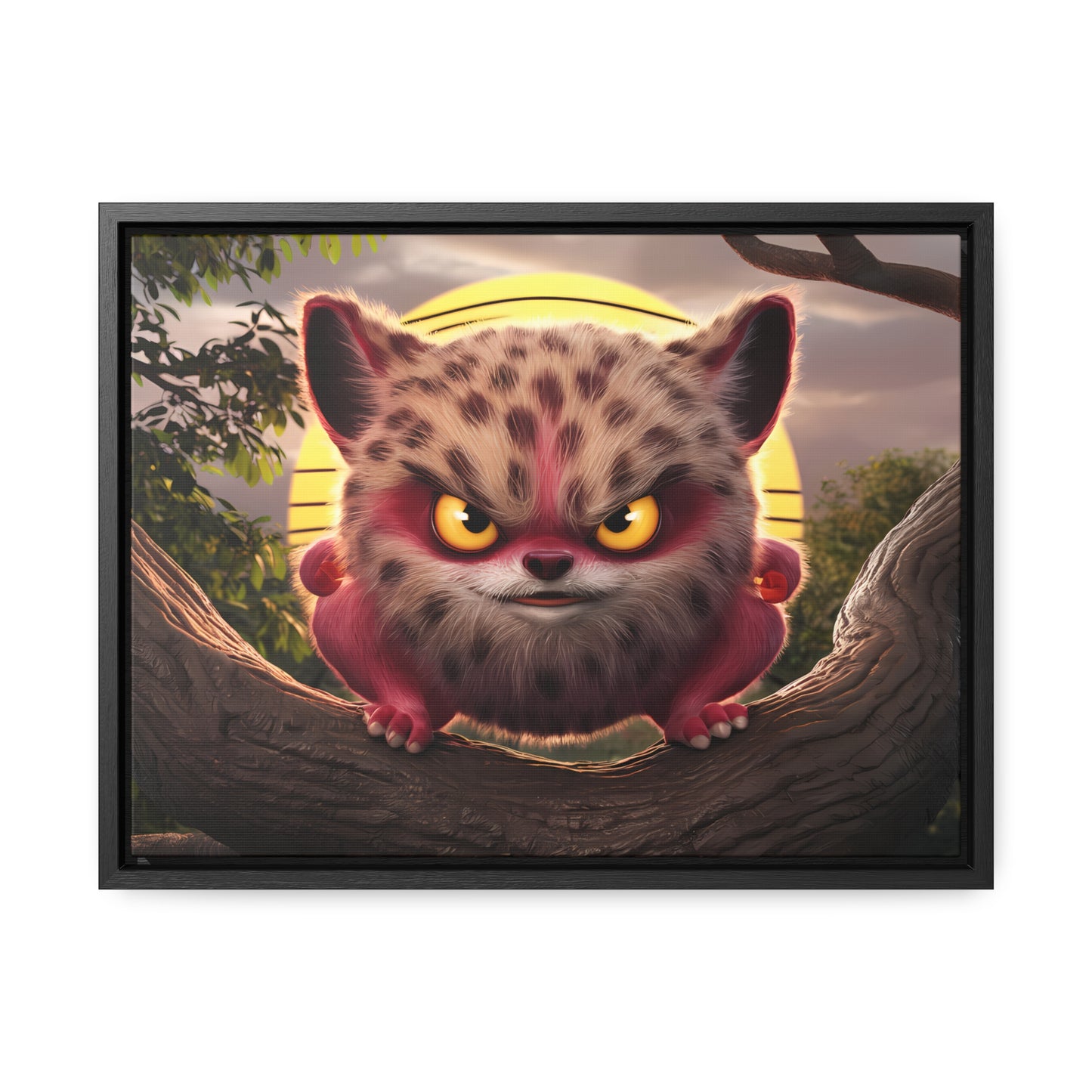 Guardian of the Sunset Forest - Gallery Canvas Wraps, Horizontal Frame