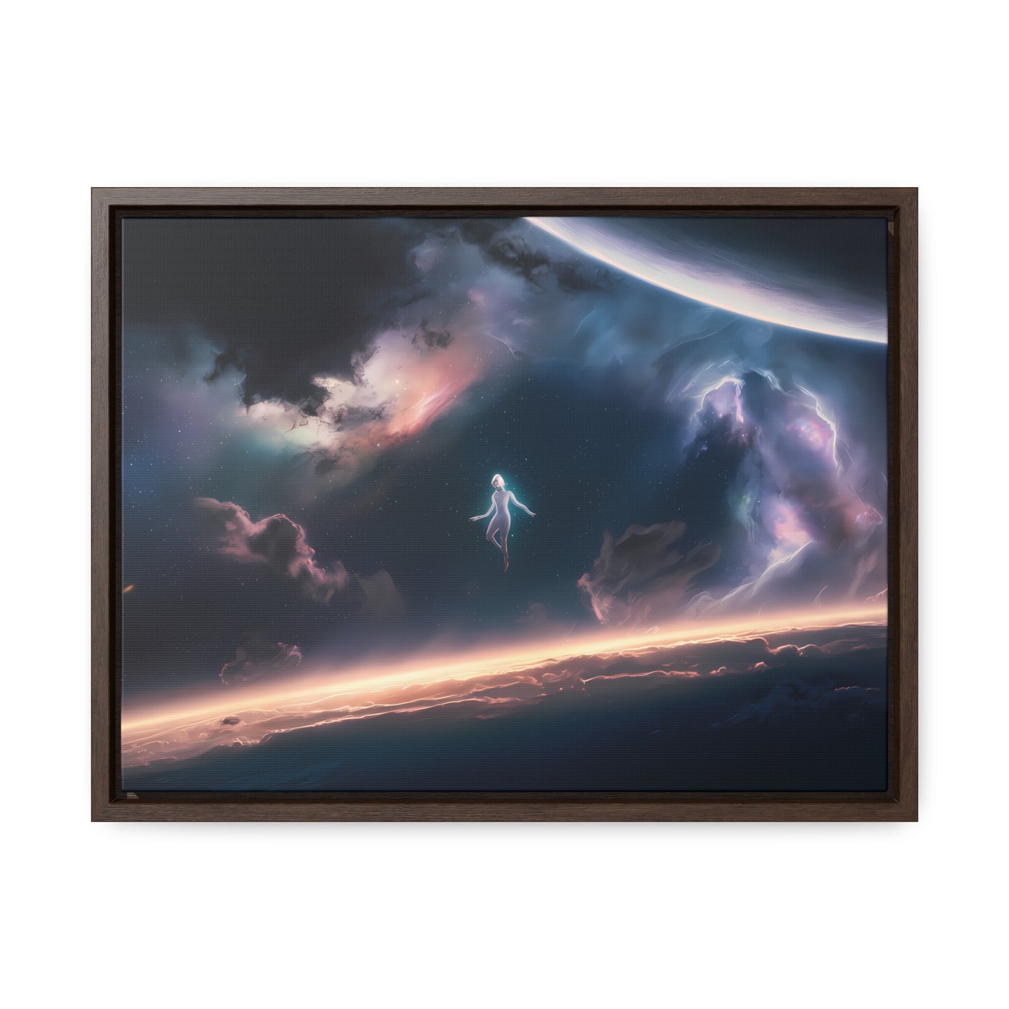 Ascension Beyond the Horizon - Gallery Canvas Wraps, Horizontal Frame