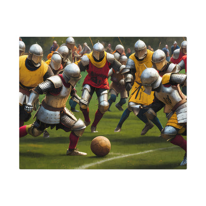 Knights of the Pitch: Medieval Football Frenzy - Jigsaw Puzzle (30, 110, 252, 500,1000-Piece)