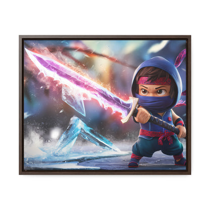 Blade of the Frozen Shadow - Gallery Canvas Wraps, Horizontal Frame