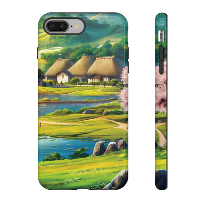 Idyllic Anime Village - Smartphone Tough Cases