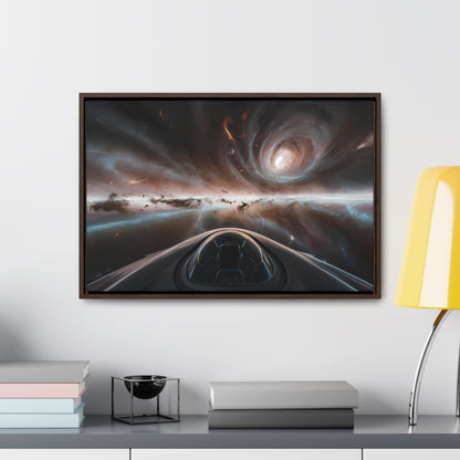 Journey Through the Celestial Abyss - Gallery Canvas Wraps, Horizontal Frame