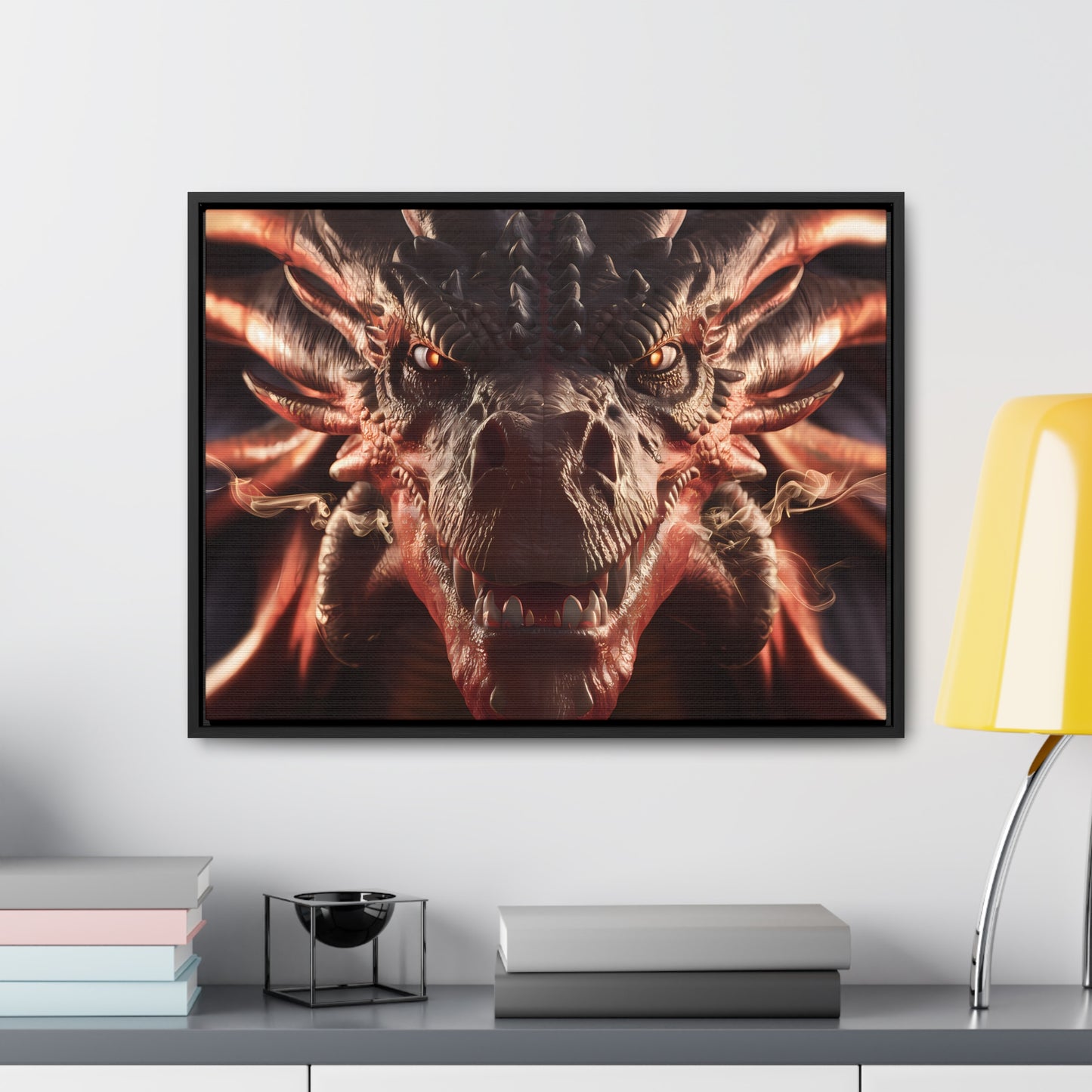 Wrath of the Inferno Dragon - Gallery Canvas Wraps, Horizontal Frame