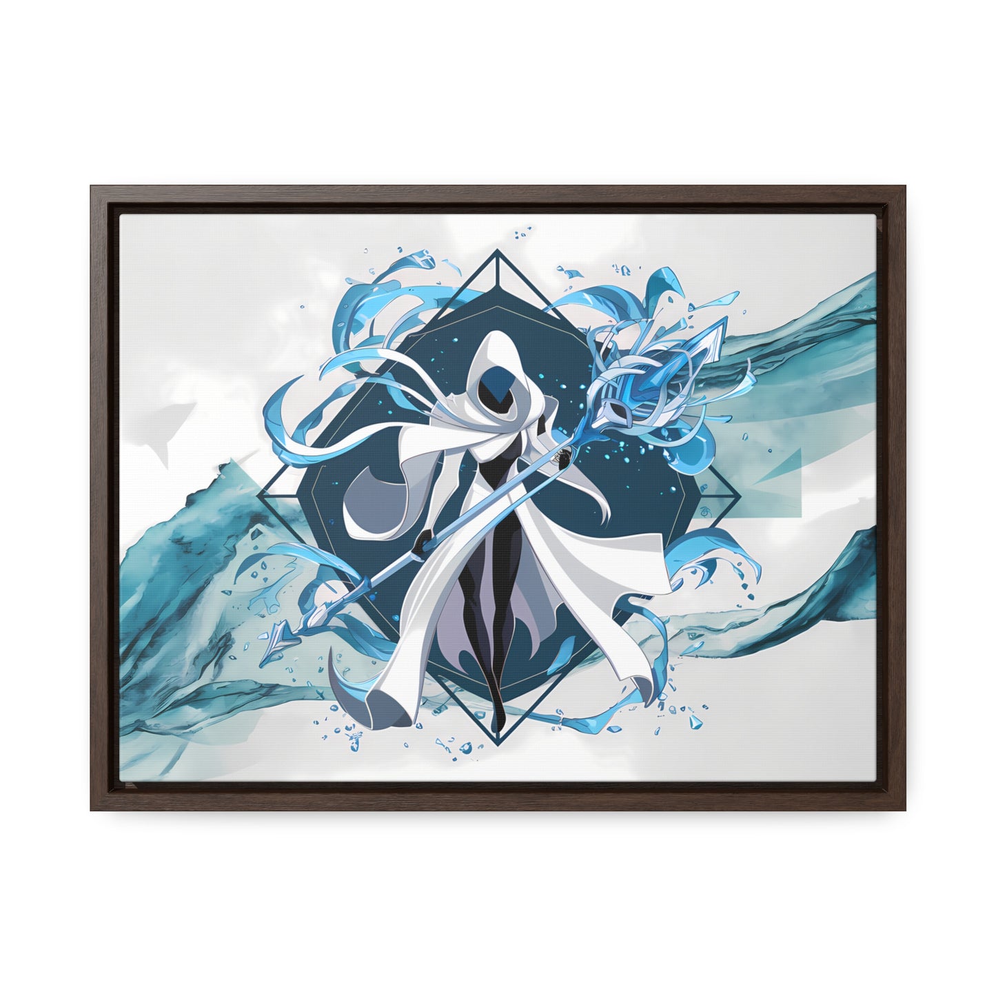 Ethereal Sentinel of the Tides - Gallery Canvas Wraps, Horizontal Frame