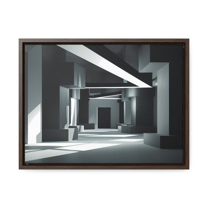 Echoes of Geometry - Gallery Canvas Wraps, Horizontal Frame