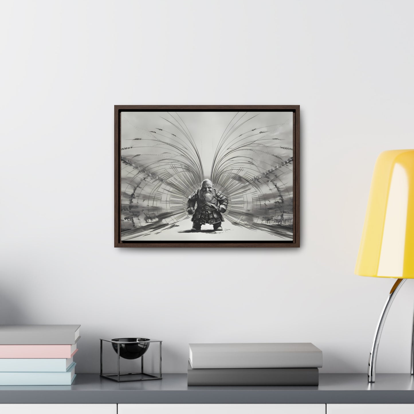 Guardian of the Elemental Winds - Gallery Canvas Wraps, Horizontal Frame