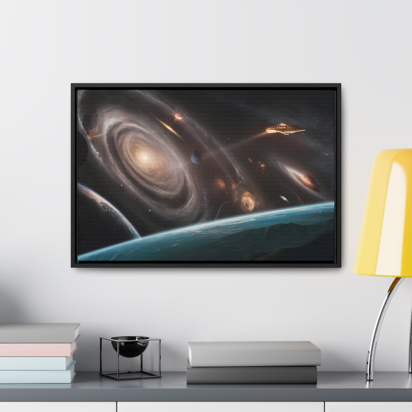 Galactic Odyssey - Gallery Canvas Wraps, Horizontal Frame