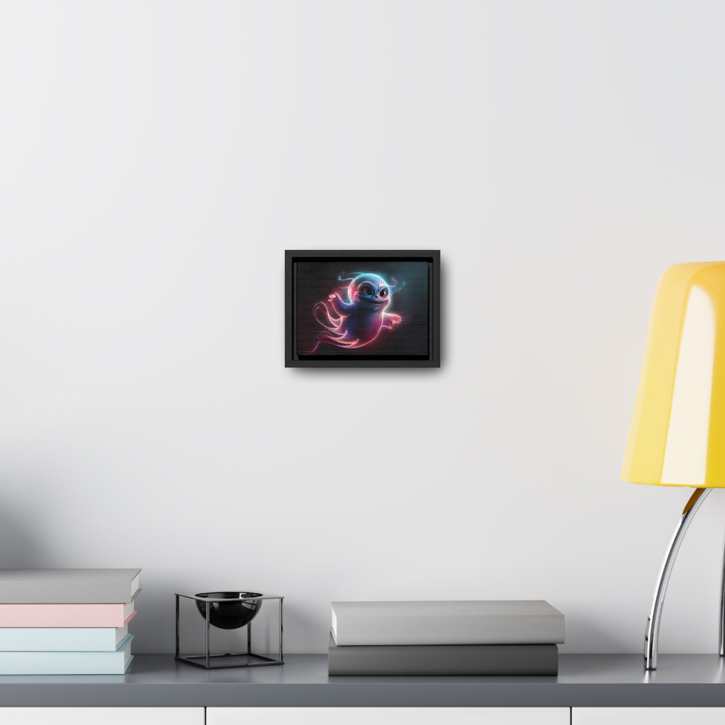 Neon Ghostling - Gallery Canvas Wraps, Horizontal Frame