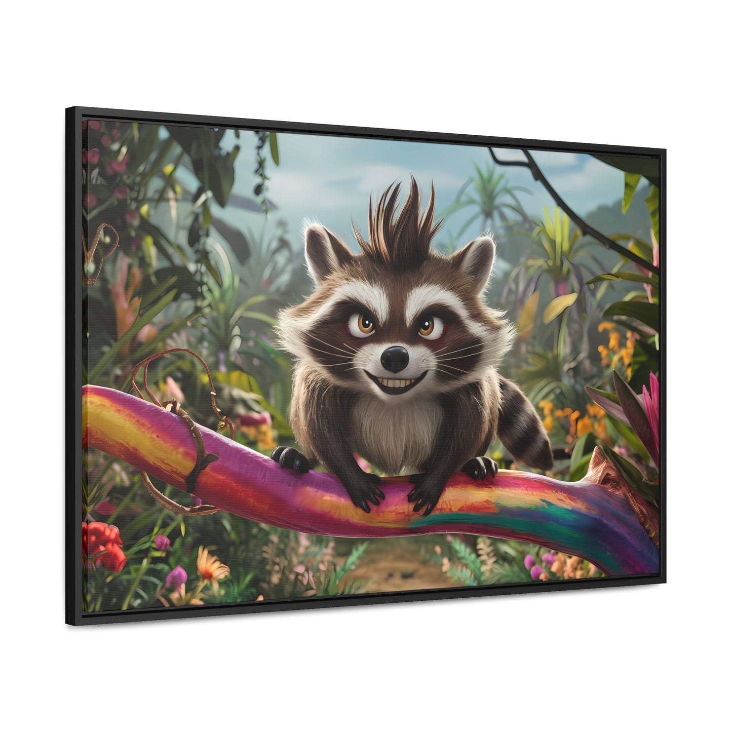 Jungle Mischief - Gallery Canvas Wraps, Horizontal Frame