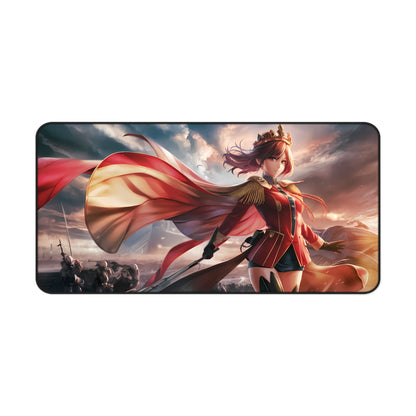 Triumphant Commander at Dawn - Desk Mat