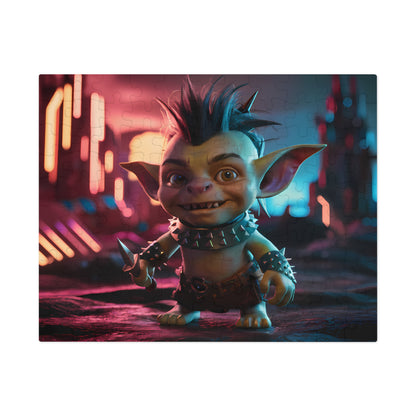 Goblin Punk in Neon Wasteland - Jigsaw Puzzle (30, 110, 252, 500,1000-Piece)