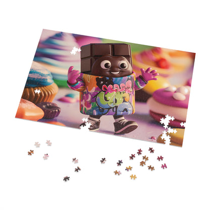 Happy Chocolate Bar - Jigsaw Puzzle (30, 110, 252, 500,1000-Piece)