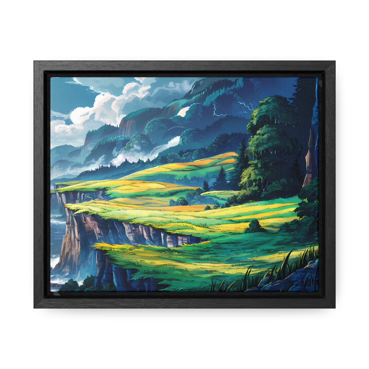 Edge of the Wild Coast - Gallery Canvas Wraps, Horizontal Frame