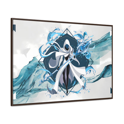 Ethereal Sentinel of the Tides - Gallery Canvas Wraps, Horizontal Frame