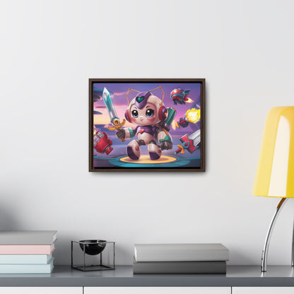 Battle Bot Hero - Gallery Canvas Wraps, Horizontal Frame