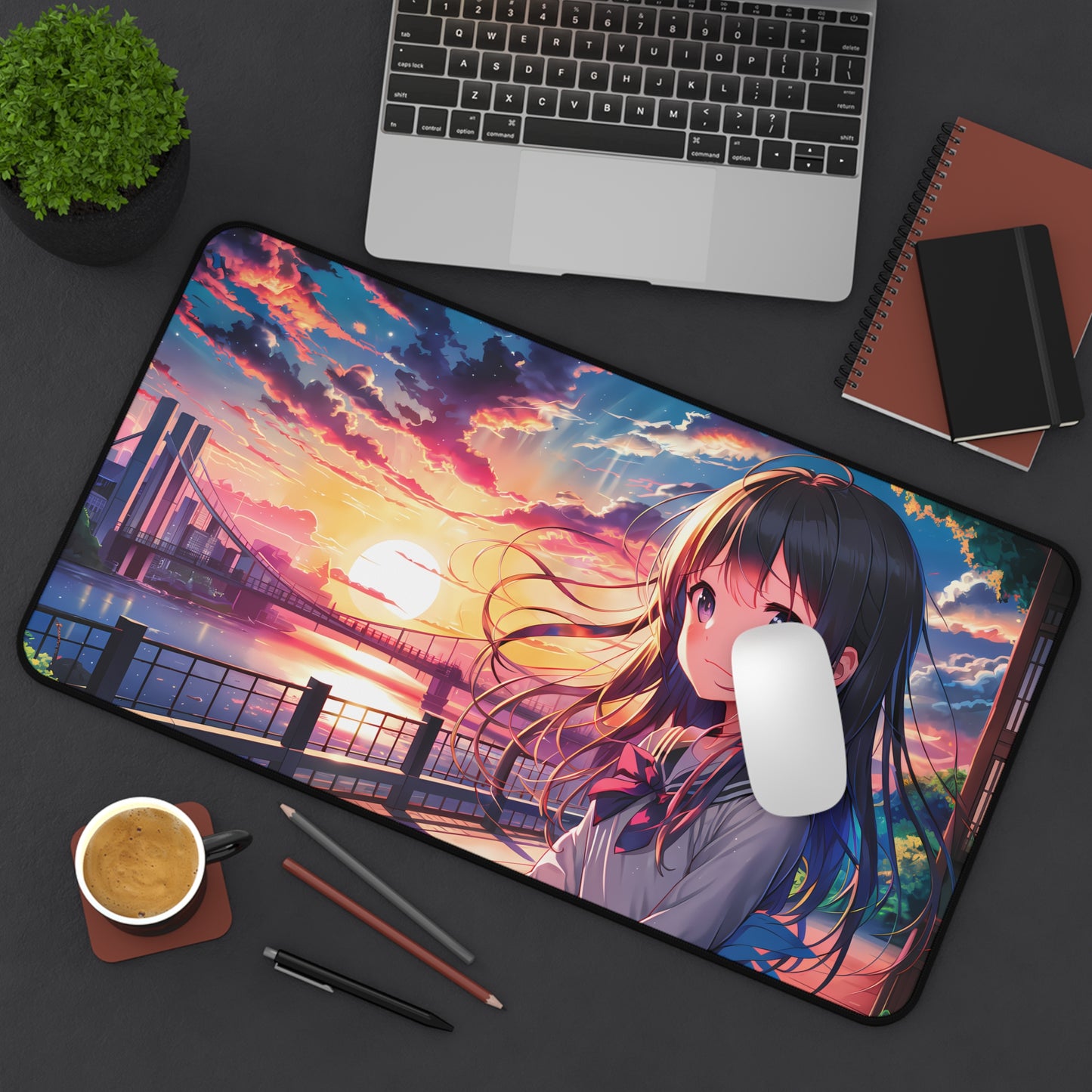 "Twilight Reflections" - Desk Mat