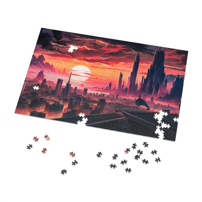 "City of the Eternal Dusk" - Jigsaw Puzzle (30, 110, 252, 500,1000-Piece)