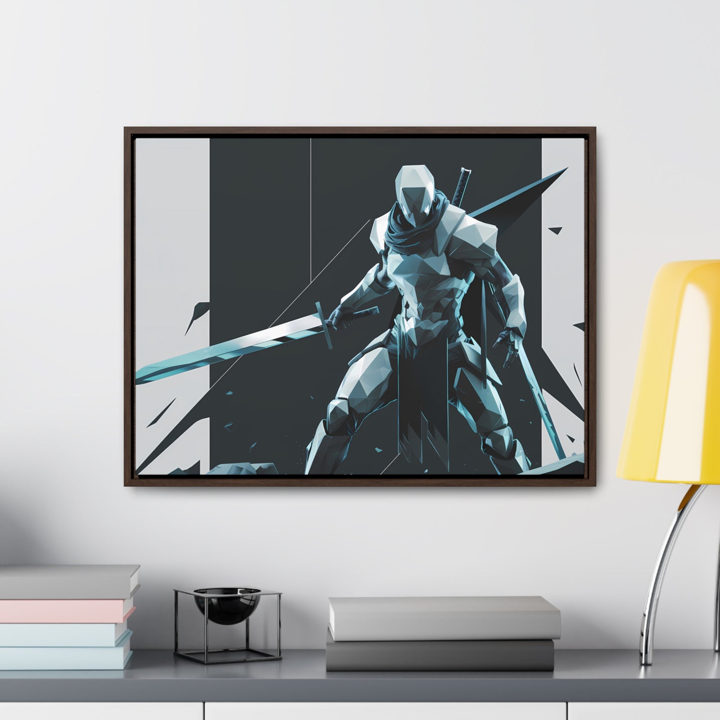 Blade of the Shattered Realm - Gallery Canvas Wraps, Horizontal Frame