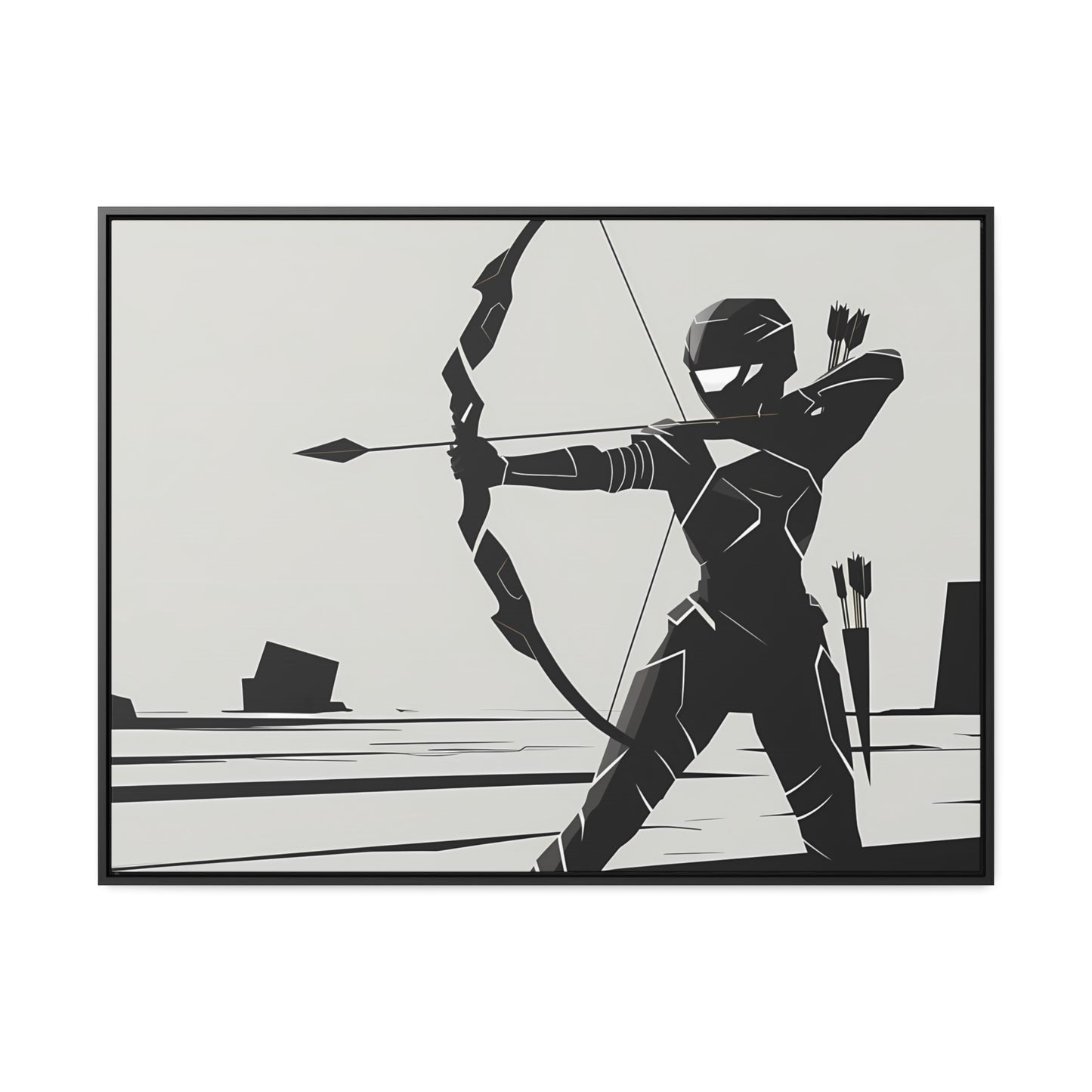 Silent Hunter - Gallery Canvas Wraps, Horizontal Frame