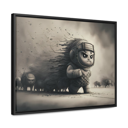 March of the Determined - Gallery Canvas Wraps, Horizontal Frame