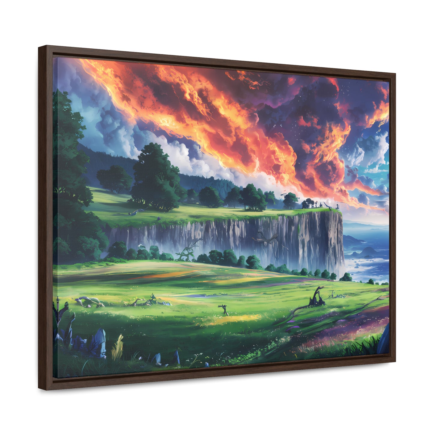 Edge of the Burning Sky - Gallery Canvas Wraps, Horizontal Frame