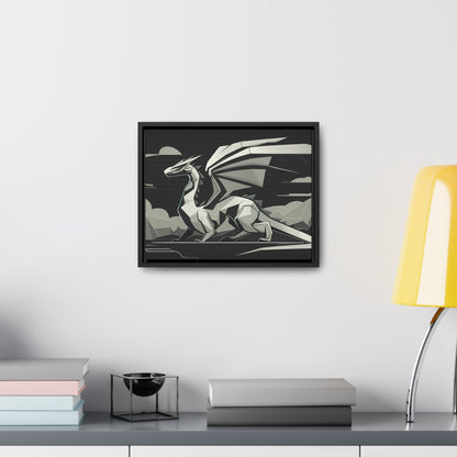 Shadow of the Silver Dragon - Gallery Canvas Wraps, Horizontal Frame