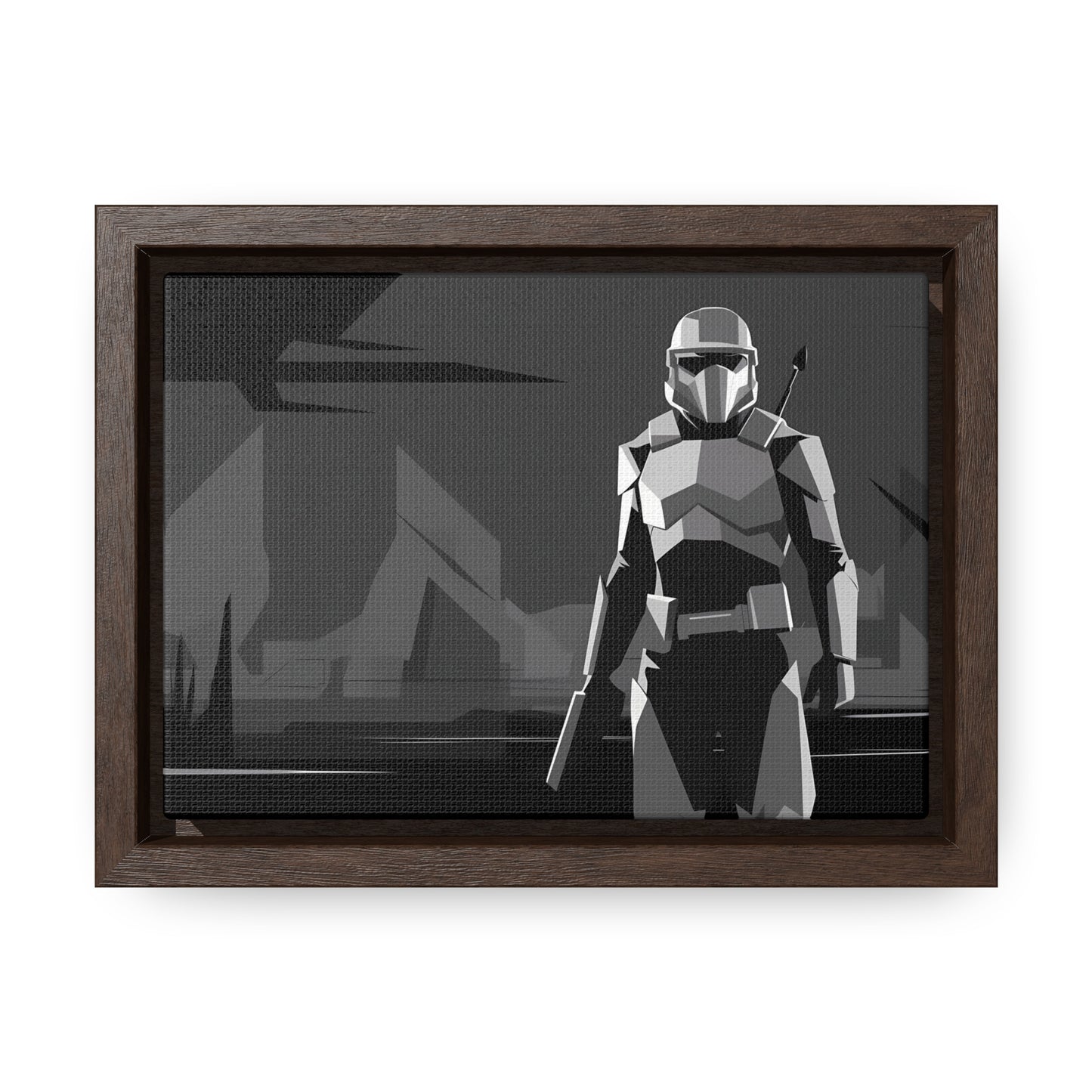 The Lone Protector - Gallery Canvas Wraps, Horizontal Frame