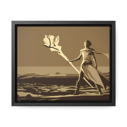 Wanderer of the Desolate Lands - Gallery Canvas Wraps, Horizontal Frame