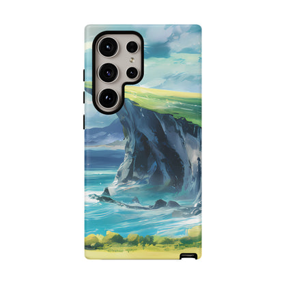 Anime Cliff by the Sea - Smartphone Tough Cases