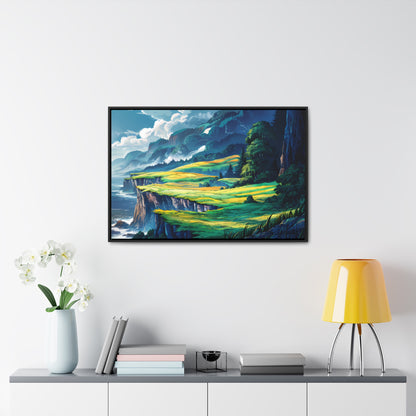 Edge of the Wild Coast - Gallery Canvas Wraps, Horizontal Frame