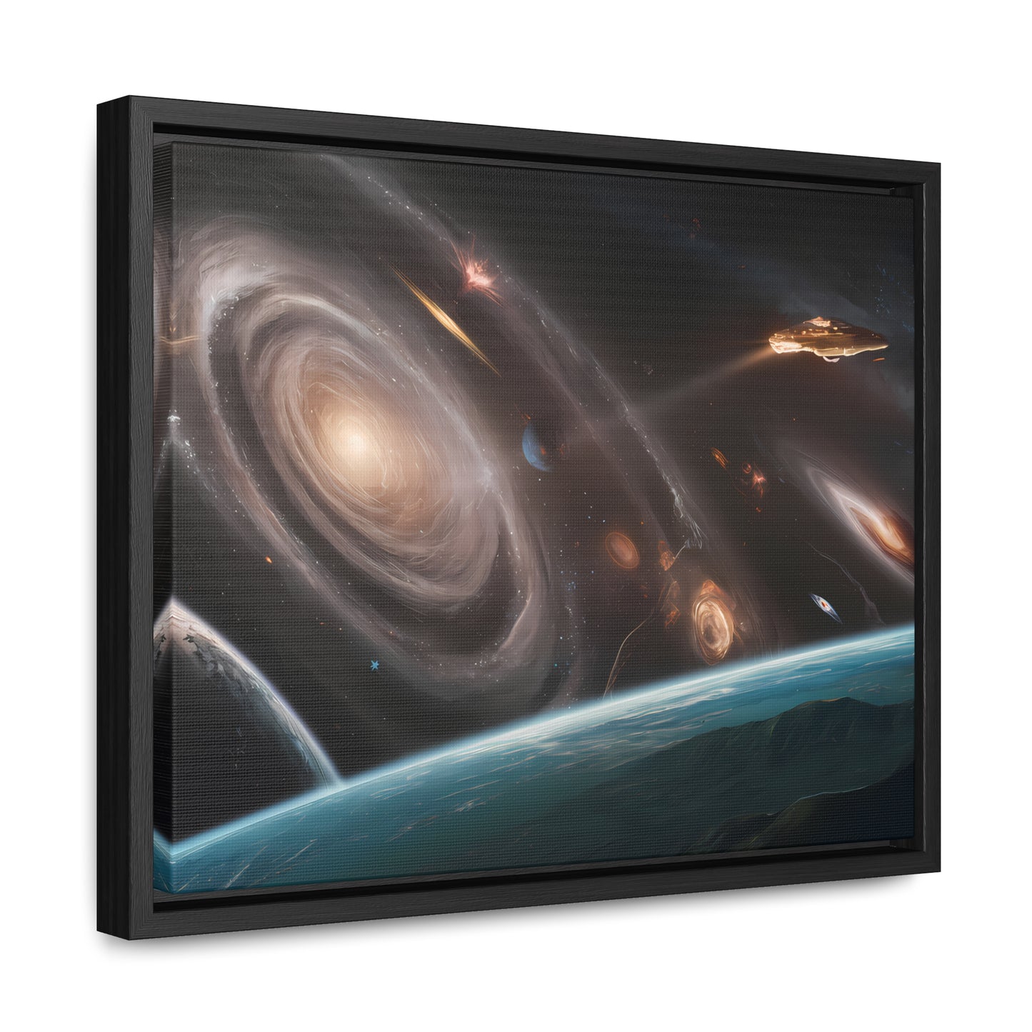 Galactic Odyssey - Gallery Canvas Wraps, Horizontal Frame