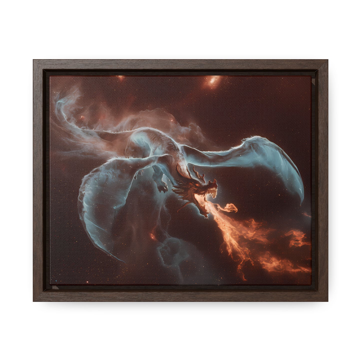 Celestial Inferno Dragon - Gallery Canvas Wraps, Horizontal Frame