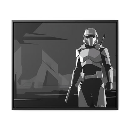 The Lone Protector - Gallery Canvas Wraps, Horizontal Frame