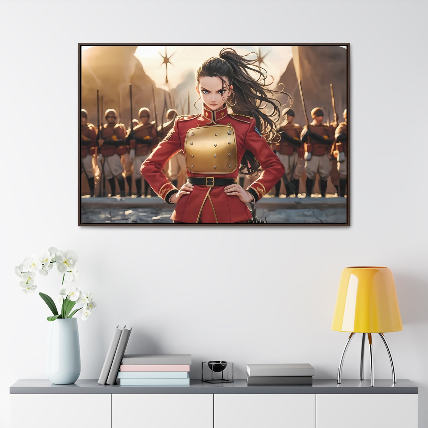 Commander of the Crimson Legion - Gallery Canvas Wraps, Horizontal Frame