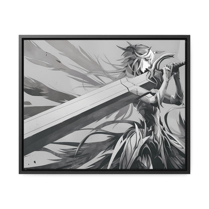 Eclipse of the Blade - Gallery Canvas Wraps, Horizontal Frame