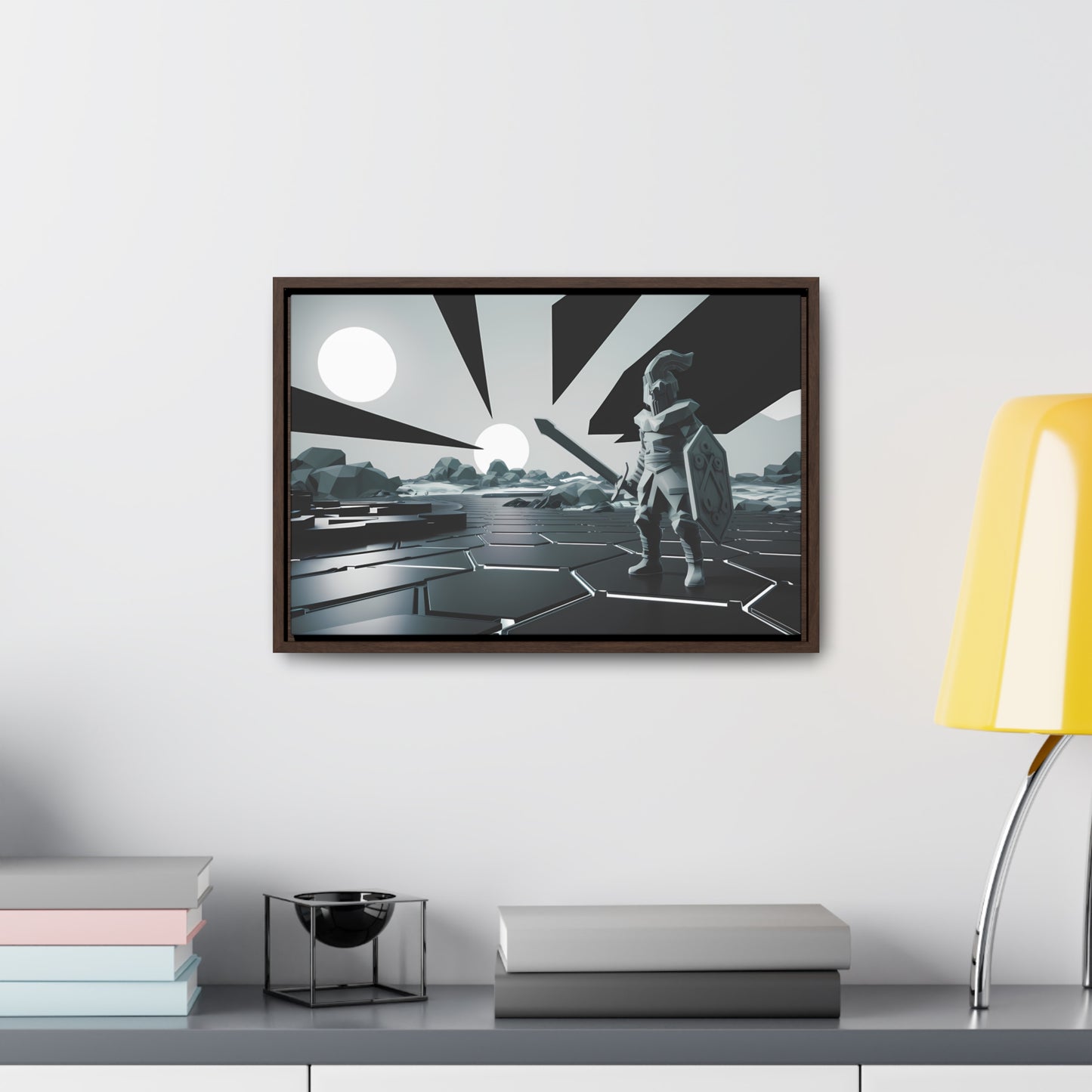 Guardian of the Twin Suns - Gallery Canvas Wraps, Horizontal Frame