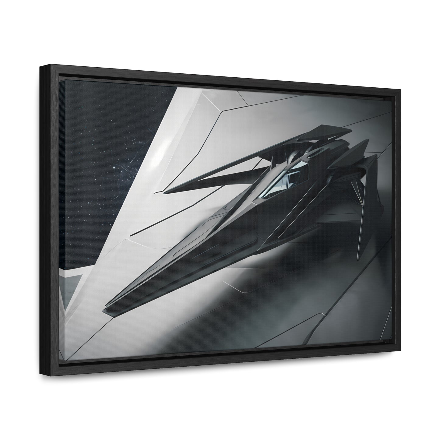 Starlance Stealth Interceptor - Gallery Canvas Wraps, Horizontal Frame